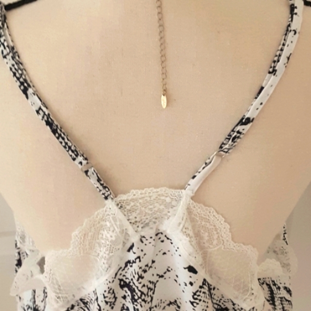 Python & Lace Silky Camisole XL - Picture 8 of 8